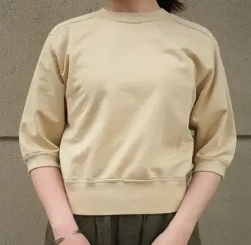 ELASTIC HIGH GAUGE SWEAT HALF SLEEVE P/O
