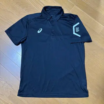 asics 피케 셔츠 XL 아식스 블랙