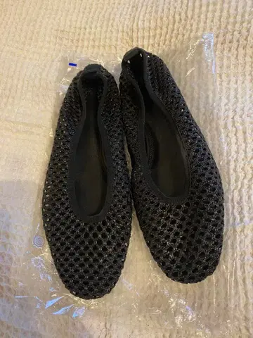 H&M 메쉬 발레 슈즈 블랙 39