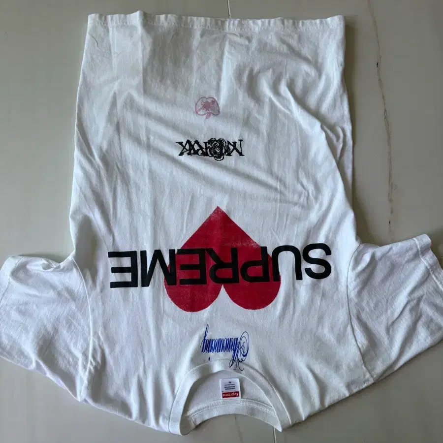 Supreme] Supreme Announcing T-shirt White 25SS Size M | Bunjang Global
