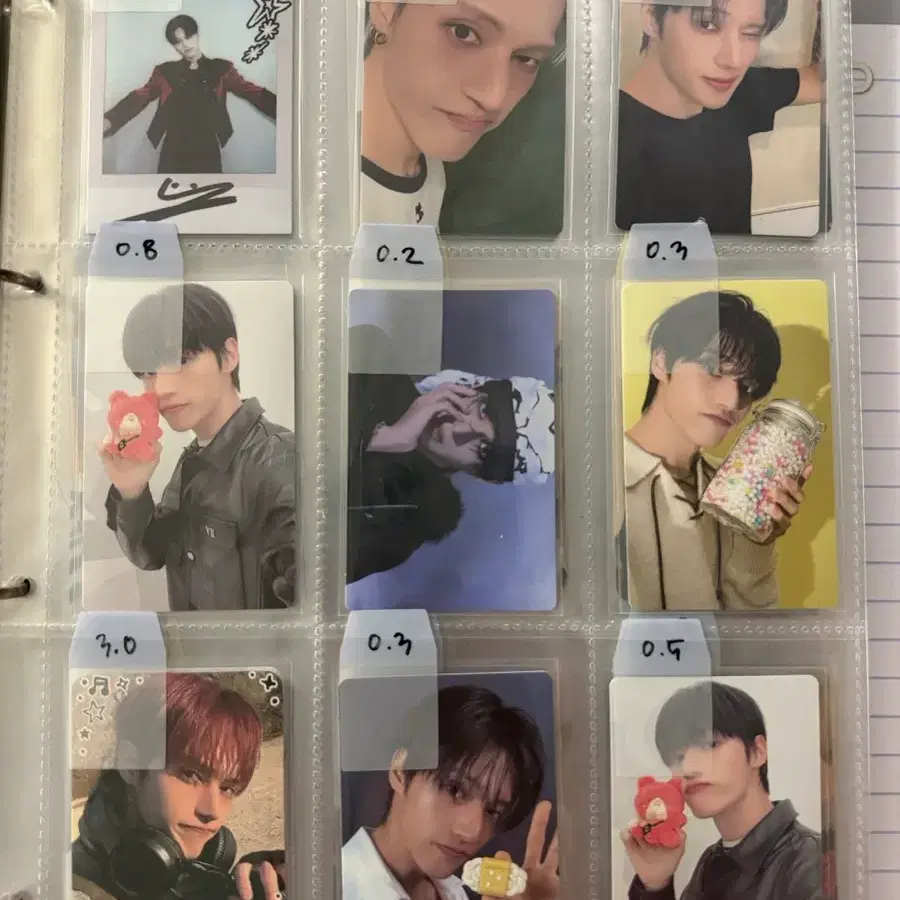 Ateez Choi San Signed Polaroid | Bunjang Global