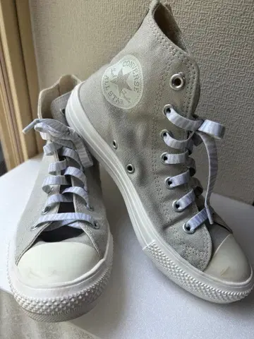 Converse All Star 하이컷 집업 라이트 그레이