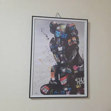 KAWS 그래피티 아트 포스터만