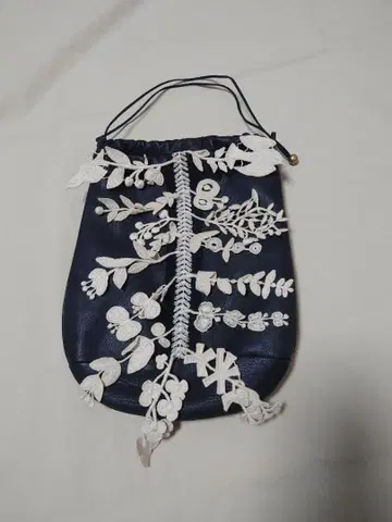 mina perhonen forest parade 복조리백 블랙 가죽