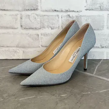 JIMMY CHOO 지미추 글리터 스틸레토 펌프스 38
