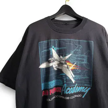 90s USAF F15 전투기 에어포스 T셔츠 XL K19