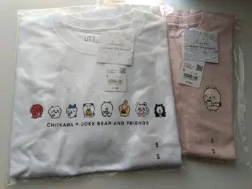UNIQLO UT 치이카와 나가노의 곰 T셔츠 2장 세트 S