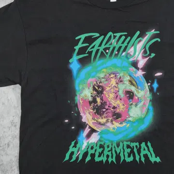 밴딩 T Earthists. HYPERMETAL 셔츠 보컬로이드 메탈