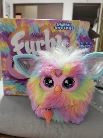 Furby 퍼비 봉제 인형 본체 레인보우