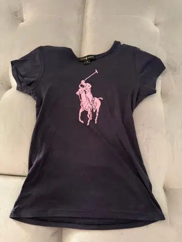 최종 가격 랄프 로렌 T셔츠 네이비 컬러