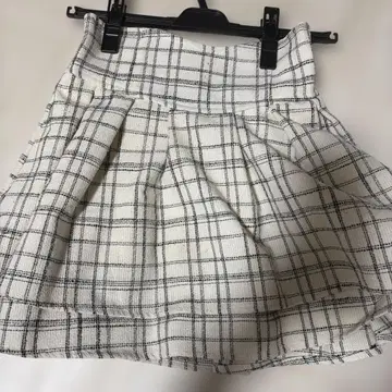 미셸 마카롱 슬림 레그 스커트 트위드 S