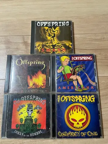 The Offspring CD 5개 세트 묶음 판매