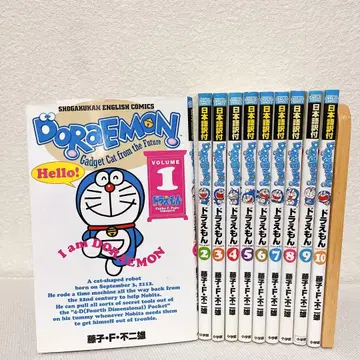 도라에몽(Doraemon) 일본어 번역 포함 1~10권 전권 세트 영어