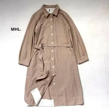 [새상품급] MHL 마가렛호웰 원피스 셔츠 벨트 베이지