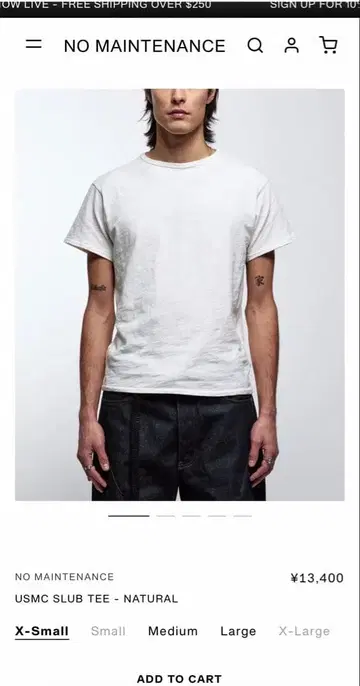 NO MAINTENANCE TEE
