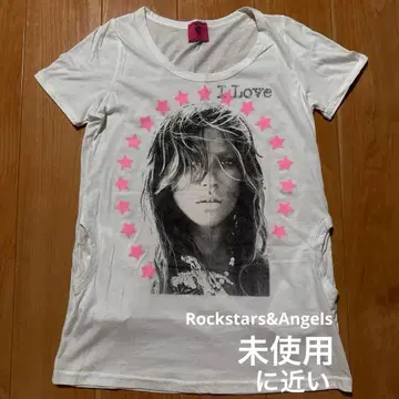 Rockstars & Angels 티셔츠 화이트 y2k 호주