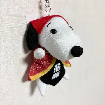 SNOOPY CHA-YA 히다 타카야마 한정판 봉제 인형 키링