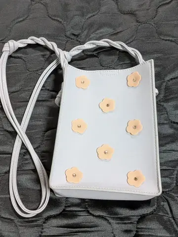 merry jenny 메리제니 플라워 PU 미니백 블루