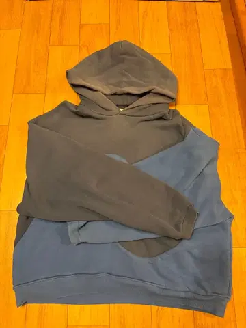 ERL Swirl Hoodie Blue L