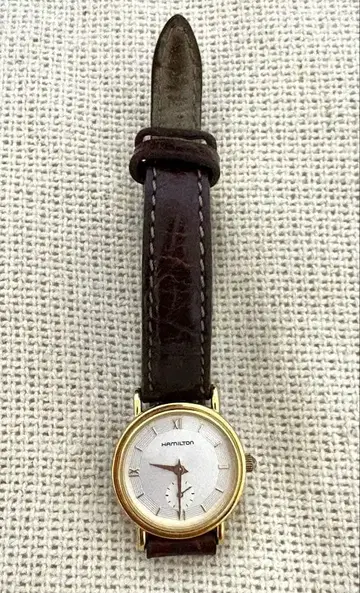 Hamilton 6208 손목시계 여성용 쿼츠 빈티지 가동품
