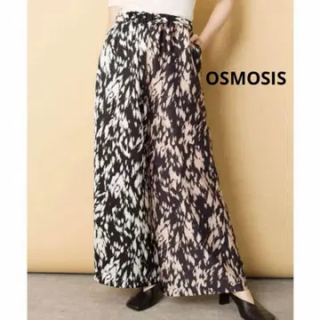 오즈모시스 OSMOSIS 프린트 바이컬러 팬츠 프리