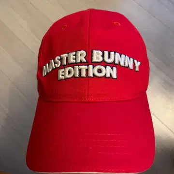 MASTER BUNNY EDITION 캡 레드