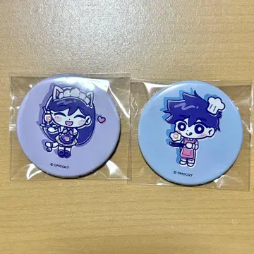OMORI 봉돌 콜라보 카페 캔뱃지 히로 마리