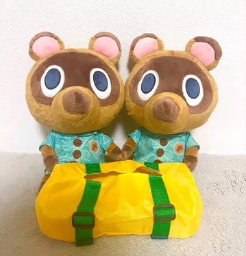 동숲 제일복권 밤돌이&너굴이의 티슈 케이스