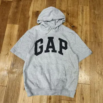 GAP 반팔 후드티 S 사이즈 그레이 후디