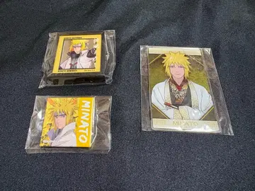 NARUTO 나미카제 미나토 캔뱃지 카드 세트