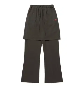 나이스고스트클럽 SWEAT LAYERED PANTS_CHARCOAL