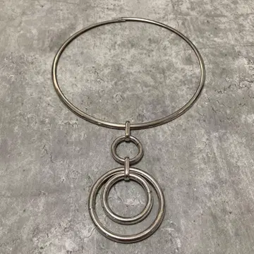 링 디자인 초커 목걸이