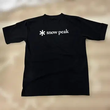 Snow Peak (스노우피크) 백 프린트 로고 T셔츠 사이즈 M
