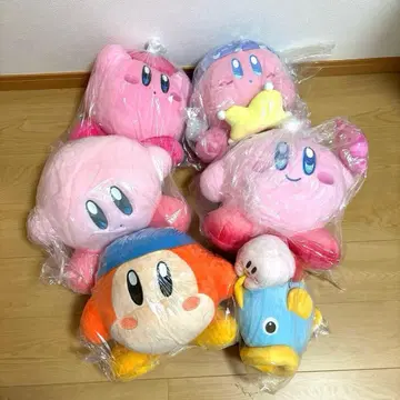 별의 커비 봉제 인형 6점 묶음 판매 택 포함 Japan