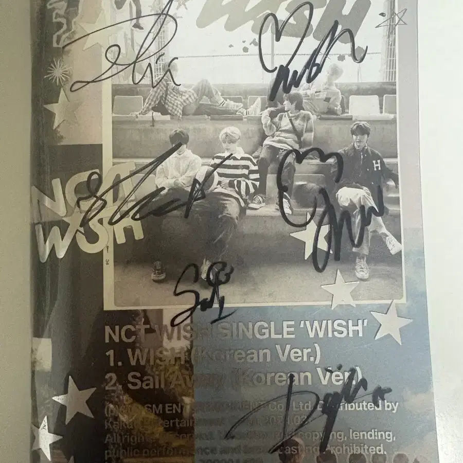 Nct Wish Songbird Autographed Unsealed Album | Bunjang Global