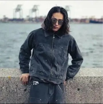 ANTIMID 데님 자켓 블랙 L 사이즈