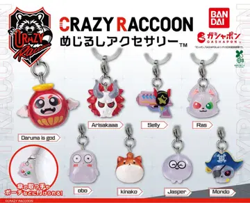 CRAZY RACCOON 메지루시 액세서리 5개 세트