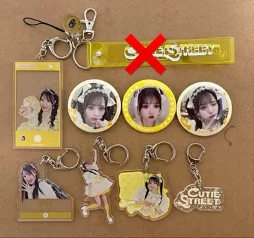 CUTIE STREET 후루사와 리사 키링 캔뱃지 묶음 판매 낱개 판매