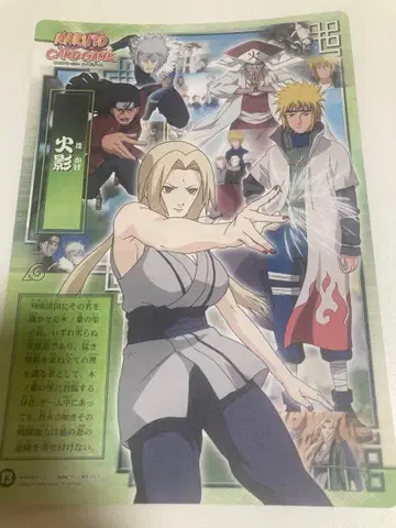 새상품 레어 초기 나루토 NARUTO 확장 시트 카드 호카게