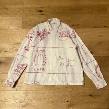 BODE 자수 긴팔 셔츠