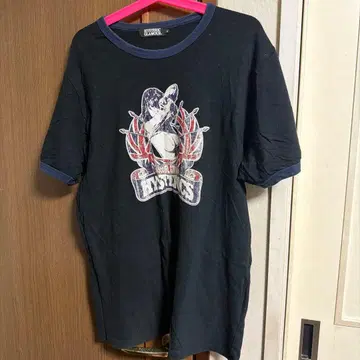 HYSTERIC GLAMOUR 링거T셔츠 I LOVE LONDON