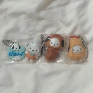 산리오 치비토모 시리즈 이름표 홀더 러버 참/포차코