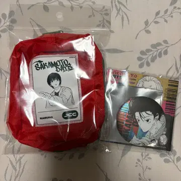 사카모토 데이즈 나구모 캔뱃지 파우치