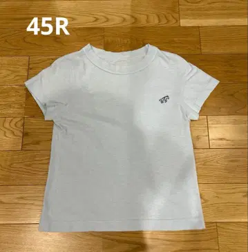 45R 티셔츠 짐바브웨 코튼 말 자수 R 자수 반팔