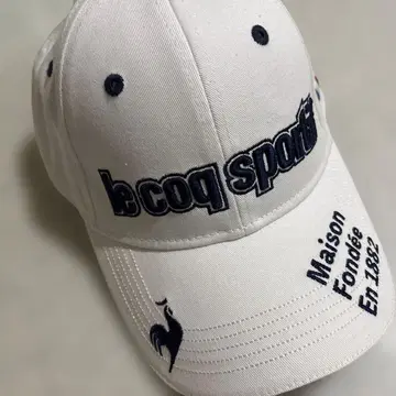르꼬끄 coq sportif 골프 캡 화이트