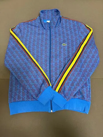 LACOSTE 모노그램 트랙 자켓 SH1368 블루