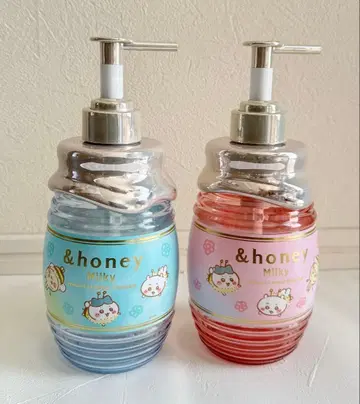 &honey 치이카와 콜라보 샴푸 컨디셔너 용기