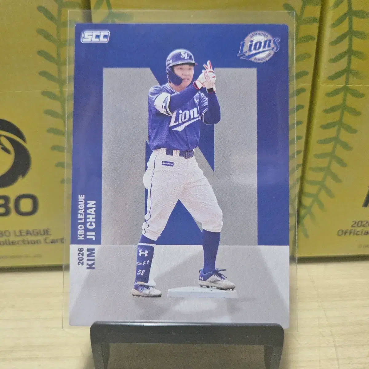 2026 scc kbo 오피셜 삼성 김지찬 알파벳 판매합니다.
