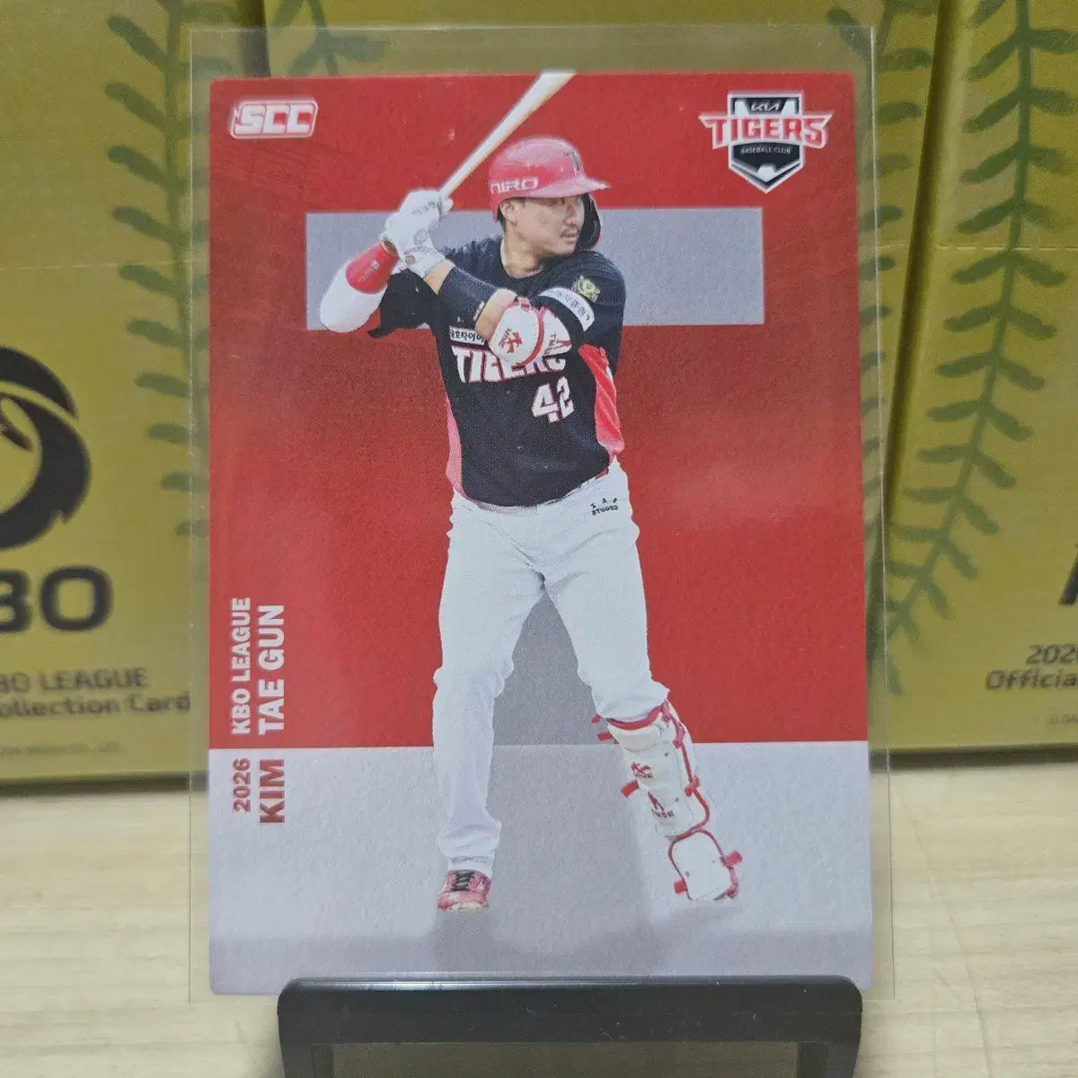 2026 scc kbo 오피셜 기아 김태군 알파벳 판매합니다.