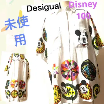 데시구알 Desigual Desney 미키마우스 셔츠 미사용 택 포함
